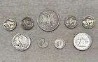 Old Us Coin Collection Lot Of 9 Us Type Coins  Silver