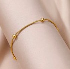 Vintage Anklets For Women Stainless Steel Beads Chain Anklet Leg Modern-fation
