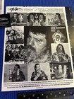 Captain Lou Albano Signed Wrestling Promo Photo Lot Wwwg Wwe Wwf