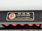 Vintage Lotus-flower Brand Wooden Abacus Chinese Suanpan 27x13 5cm Black Red