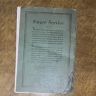 Singer A Manual Of Family Sewing Machines   Their Attachments Instruction Book