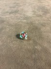 Antique Victorian Handmade Italian Art Glass Adventurine Rose Clothes Button