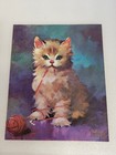 Vintage Midcentury Kitten Lithograph Prints Florence Kroger Set Of 4  8 X 10 