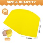 Colored Vellum Paper  60 Sheet Yellow 8 5  X 11  Printable Vellum Paper
