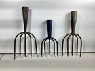 3 Vintage  5 Prong Frog   Eel  Fishing Gig Spear 3wide 3-3 4 Wide And 4 Wide Usa