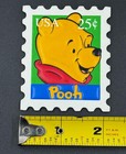 Winnie The Pooh Rubber Fridge Magnet Postage Stamp Walt Disney World