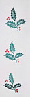 Holiday Table Runner Embroidered Holly And Berries Christmas Table D  cor 72 l