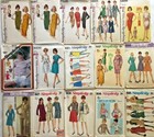 Vintage Variety Sewing Patterns 50s-70s U-pick  Misses Sizes Simplicity  l4 