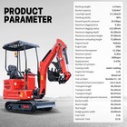 1 4 Ton Mini Excavator Kubota Z482 Boom Swing Pilot   5attachments  Free Ship