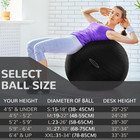 Exercise Ball For Fitness  Yoga  Pilates With Quick Pump  Anti-burst Slip Resist