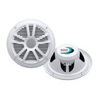 Boss Audio Mr6w 6 5  360w Dual Cone Marine boat Speakers Stereo  White  4 Pack 