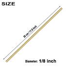 1 8 Inch Brass Round Rod  8pcs Solid Round Brass Rod Lathe Bar Stock  11 8 Inch
