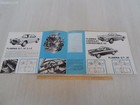 Original Lancia Flaminia 3c Gt E Convertible Convertible Brochure Leaflet