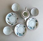 Antique Vintage Doll Child Dishes Set Tea 1920s 20s Circus Porcelain Miniature