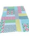 Pottery Barn Pb Teen Twin Comforter Patchwork Palm Springs Quilt Minor Blemishes
