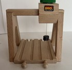 Vintage Brio Wooden Train 33386 Overhead Crane 1991 Made In Sweden