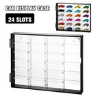 Acrylic Display Case For Hot Wheels Storage 1 64 Scale 6-level 24 Slots Showcase