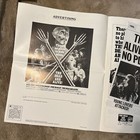 1971 The Dead Are Alive Movie Pressbook Original Ex Condition W  Actor Alex Cord