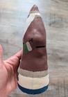 Vintage Handmade Cloth Santa Claus Doll 8  Christmas Folk Art Primitive Decor