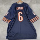 Chicago Bears Jersey Mens 4xl Navy Jay Cutler Reebok Nfl On Field Football Mesh
