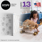 20x20x1 Air Filter  Merv 13  6 Pack  For Home Ac Furnace   Hvac  actual Size  19