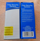 2pack Dummy Fake Camera Surveillance Security Cctv Dome Indoor Outdoor Led Light