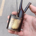 Chinese Old Bronze Longevity Star Water Smoking Pipe Collectible Vintage Tool