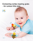 Baby Toys Wrist Rattle Socks 4 Set  Infant Soft Sensory Toys  Early Development 