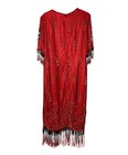 Vtg Odeon Southwestern Native American Beaded Fringe Dress Wearable Art Costume