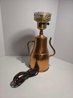 Vintage Copper   Brass Teapot Table Lamp