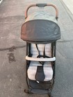 Baby Stroller Black gray Folding Canopy Swivel Wheels  ingenuity 