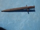 Bayonet M1892 Us Springfield Krag Rifle 1898 Metal Scabbard