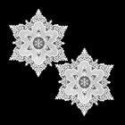 Heritage Lace--snowflake--doily Or Charger--18 Iinch--nos--w tags