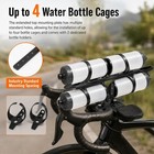 Bta Preinstalled Bike Bottle Cage Adapter  Height Adjustable For Assorted