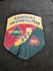         california    department Of Forestry Cdf Fire Original Vintage Patch Lqqk