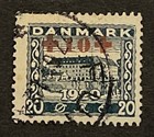 Travelstamps  Denmark Stamps Scott  b2 Semi-postal Used No Gum Handstamped
