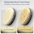 Back Scrubber For Shower  20 5  Anti Slip Long Handle Bath Brush  Grey 