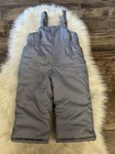 Carter   s Size 3t Adjustable Snow Ski Bib Pants Gray Zipper