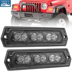 2x 8  120w Flush Mount Cree Led Work Light Bar Spot Pods Driving Reverse Offroad