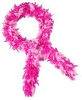 Pink Feather Chandelle Boa 2 Yards Dance Wedding Halloween Party Costume Theater