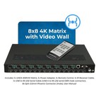 Orei 8x8 4k Seamless Matrix With Video Wall  uhds-808vw 