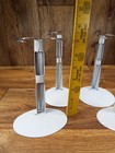 4- Kaiser White Doll Stands 7- Inches Tall-barbie  Madame Alexander