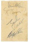 The Beatles Full Set Signed Autographed Lennon Mccartney Starr Harrison  3  Coas