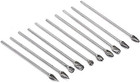 Yakamoz 10pcs 3mm  1 8   Shank Long Double Cut Tungsten Carbide Burrs Rotary Fil