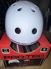 Pro-tec Brand New Classic Cert Skate Helmet Usa White Size Small