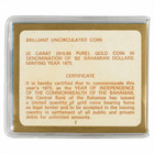 1975 Bahamas Gold  50 0 916 Fine Raw