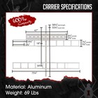 Ebike Rack  2 Bikes  Tow Hitch  With Ramp  Car Truck Suv  600 Lb Capacity  Elec