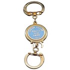 Vintage 1965 Consumers Power Jackson Division Perfect Year Award Keychain Gold-t