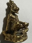 Ruesi Tiger Face Phra Lp Rare Old Thai Buddha Amulet Pendant Magic Ancient Idol1