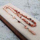 Islamic Prayer Bakelite Amber Rosary 9 9x7mm 33 Beads tasbih handmade